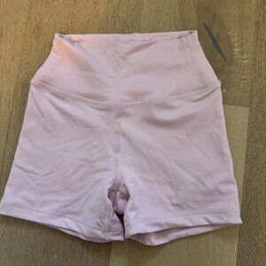 Hollister light pink workout shorts